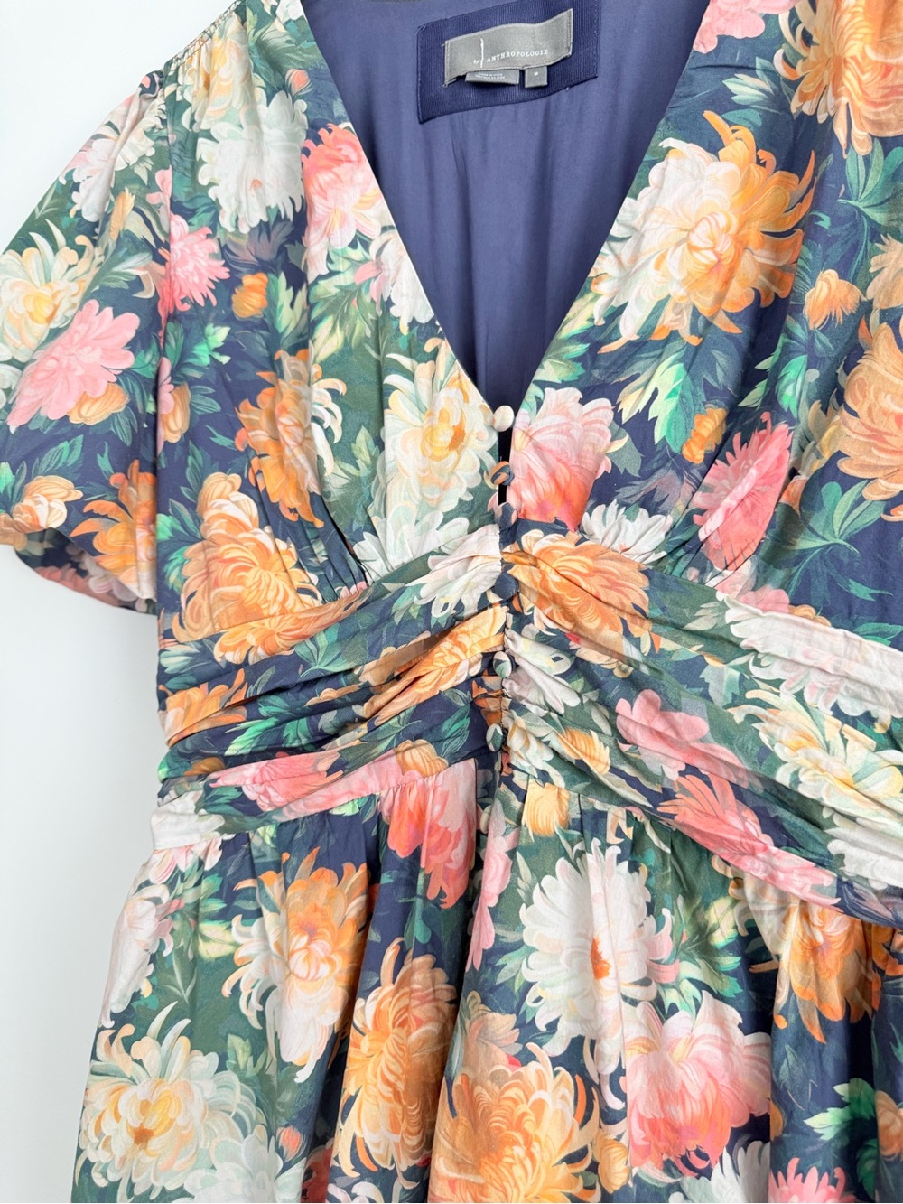 Anthropologie The Katerina Floral Button-Front Dress - Picture 7 of 11